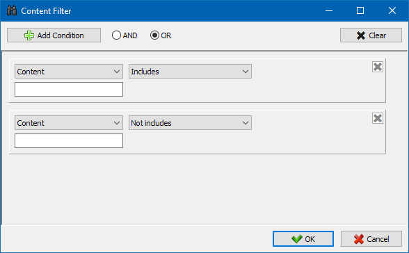 Content search feature