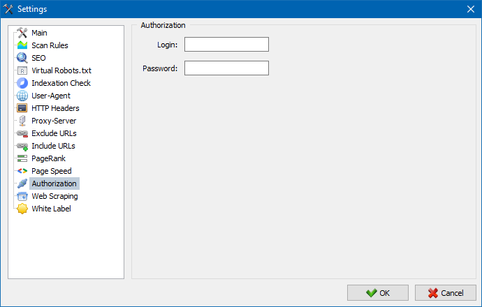 Htpasswd authorization SiteAnalyzer, htpasswd authorization