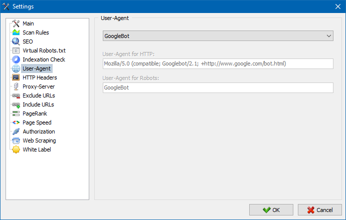 User-Agent SiteAnalyzer, User-Agent