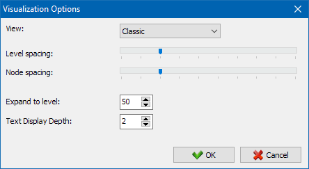 SiteAnalyzer, visualization settings