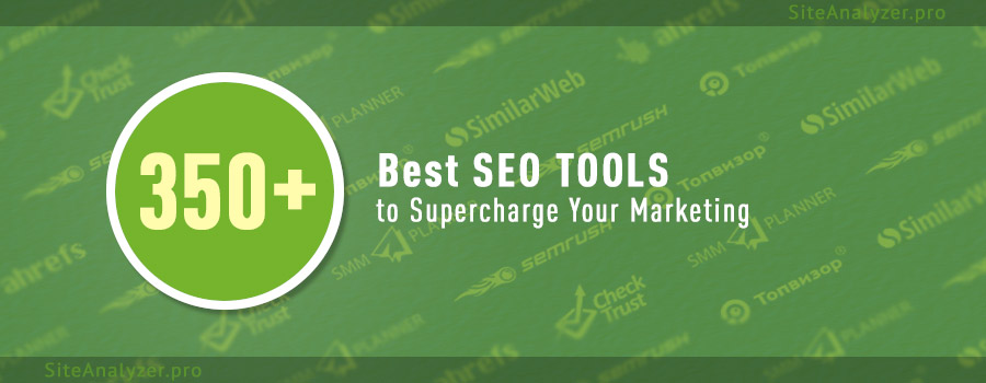 383 tools and web services for SEO Specialist